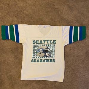 Vintage Seahawks V-Neck Tee